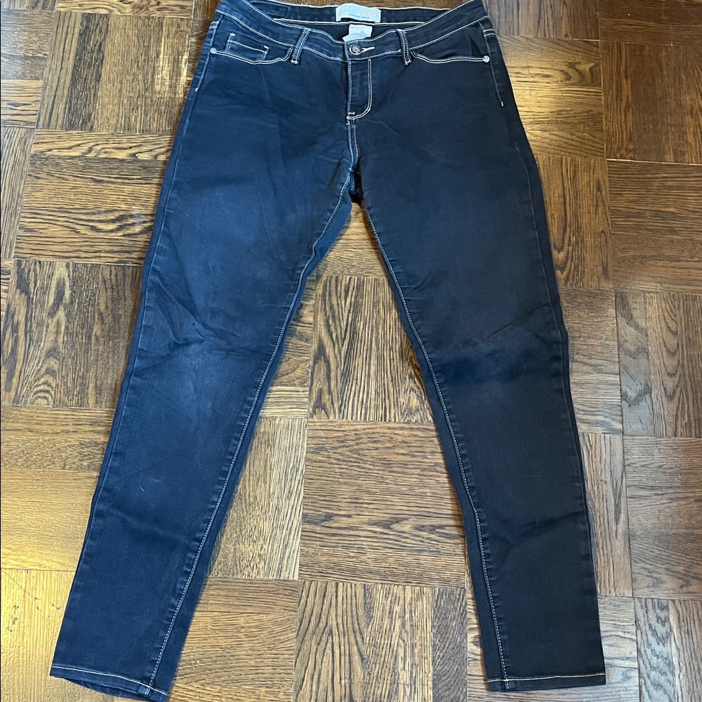 Cafe Denim Black Skinny Jeans